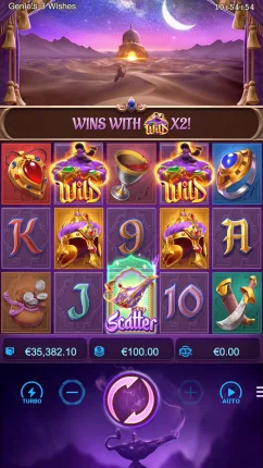 3 Wishes Genie gameplay